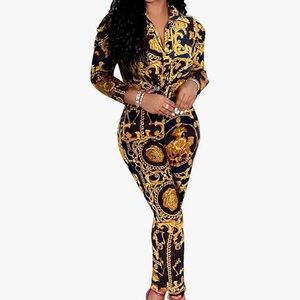 Womans pant set size M shirt & pants